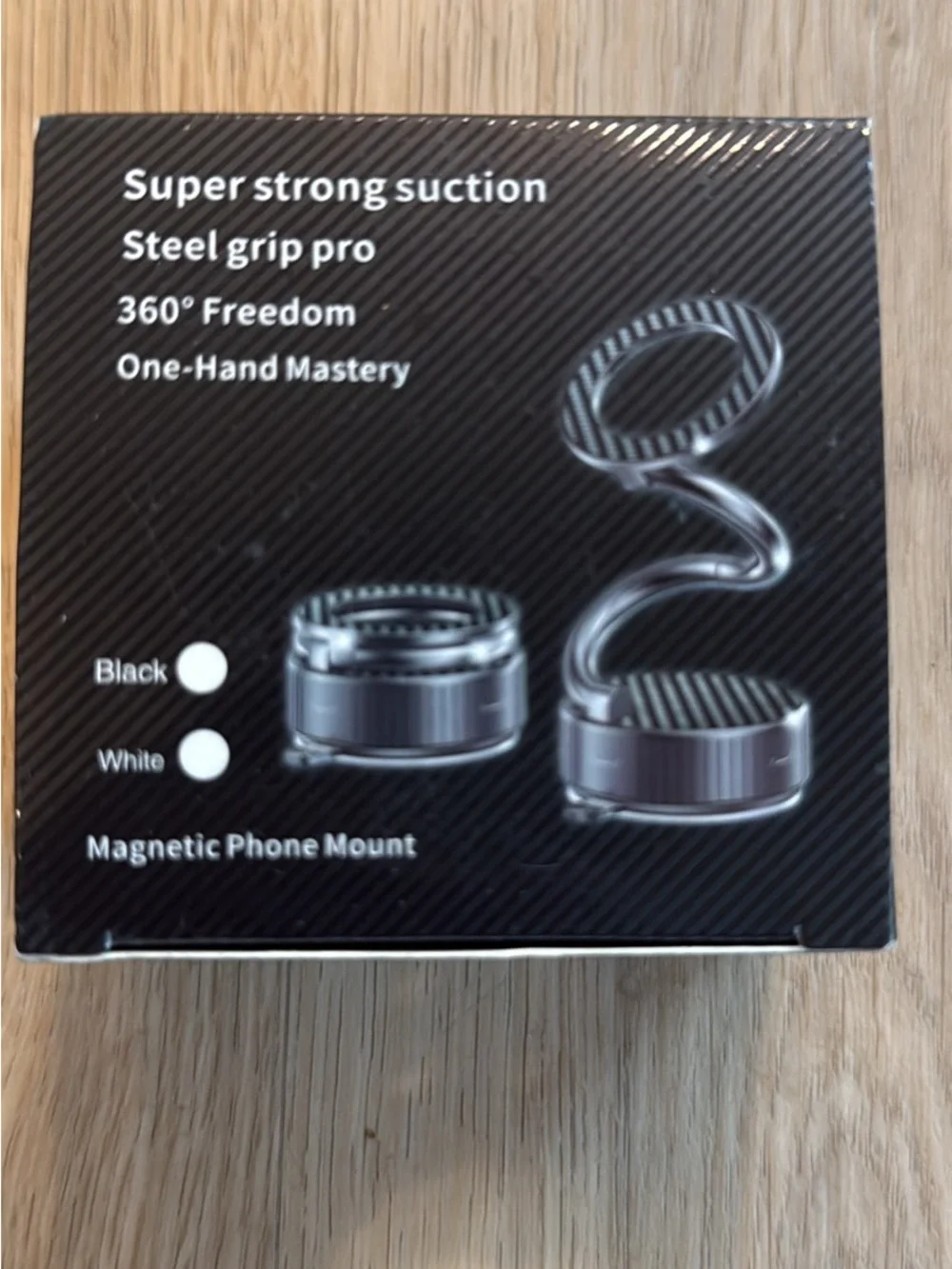 Magnetic Phone Mount - Black Magnetic Suction Grip